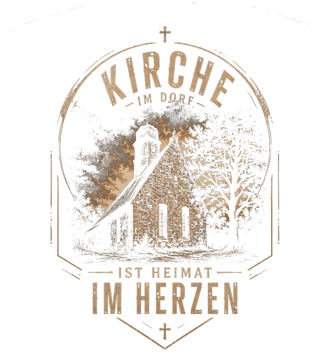 Kirche im Dorf ist Heimat im Herzen &ndash; Wappen der Dorfkirche Gerstewitz